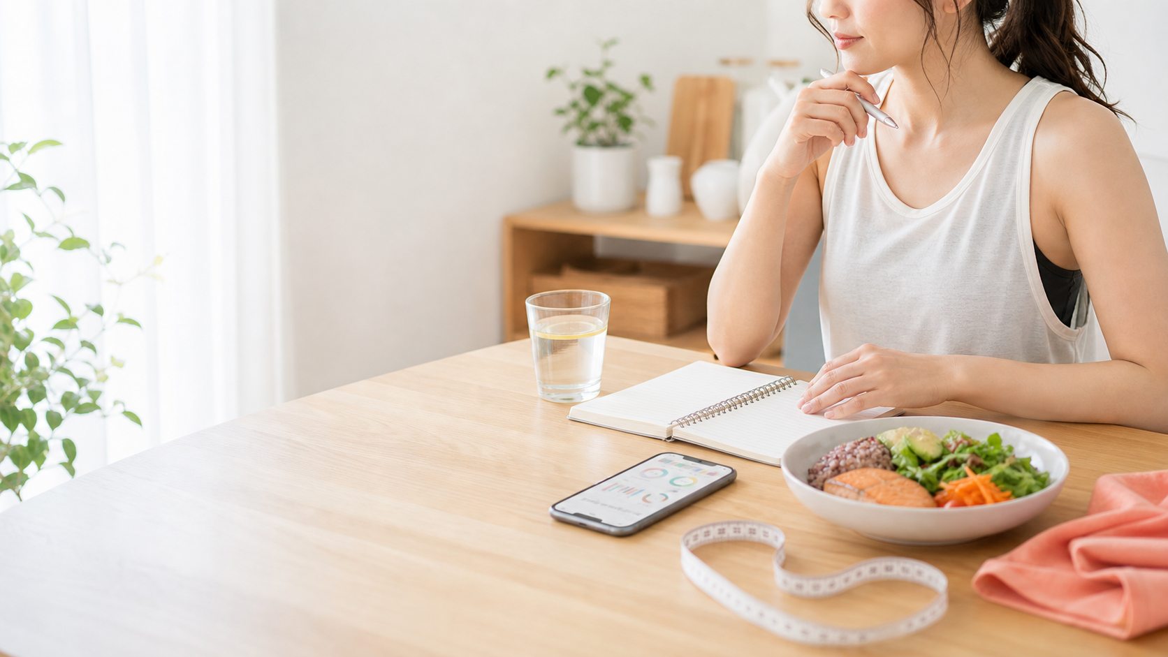 AIで写真・サイズ・食事記録を振り返る方法